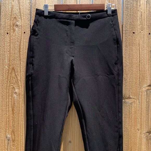 Take 50% OFF- Worthington Classic Black Slim Leg Trousers, Size-4 - Picture 3 of 9